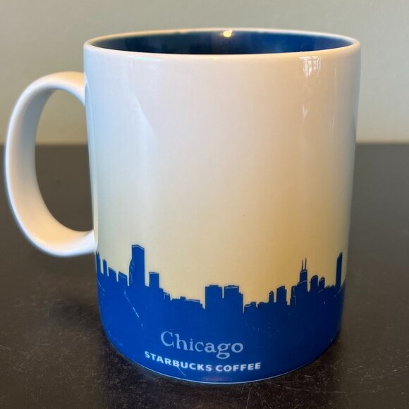 Starbucks Coffee  CHICAGO Collector Series Ceramic Mug ~ Water Tower ~ Skyline - Picture 3 of 10